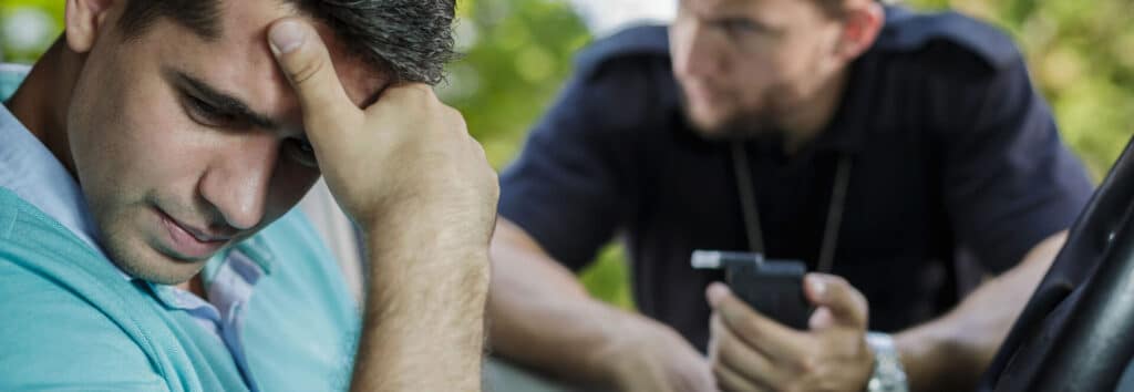 Police officer request a breath sample from a driver under the implied consent law